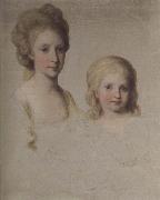 Bozzetto zum Bildnis Maria Theresa und Maria Chrstian, Angelica Kauffmann